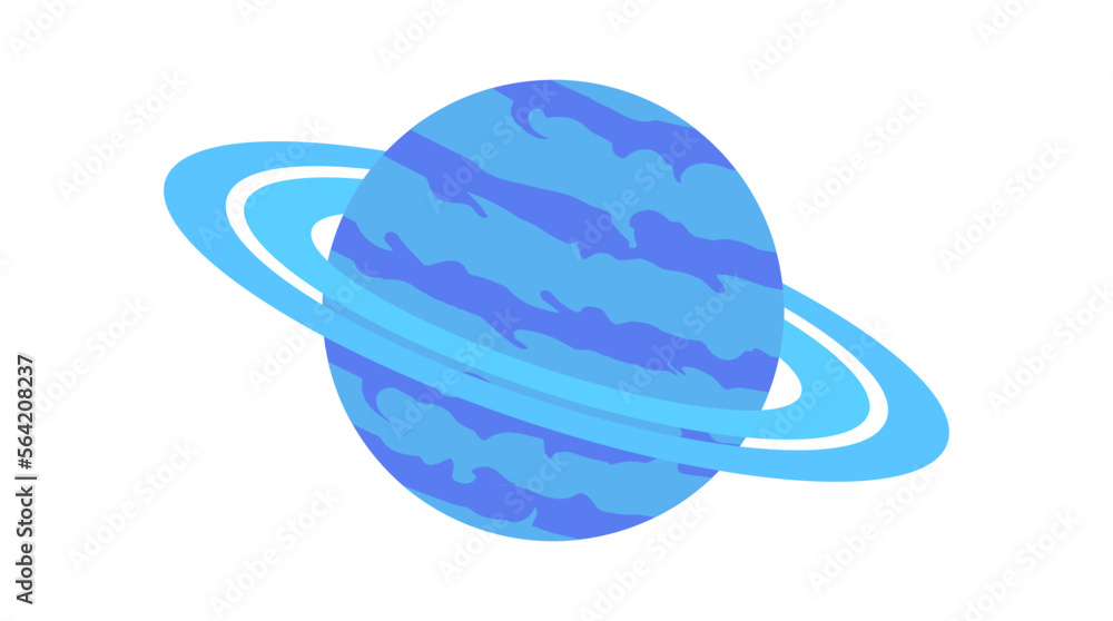 Cartoon planet vector pattern material
