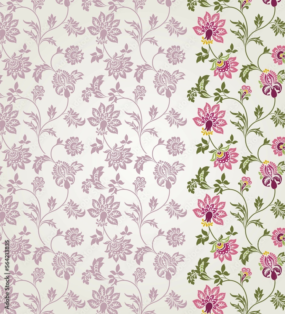 wedding card design, traditional paisley floral pattern , royal India wedding card design, traditional paisley floral pattern , royal India