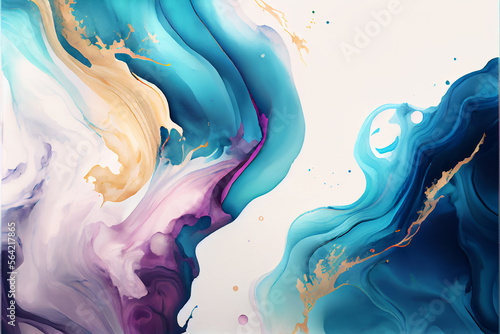 Watercolor marble background