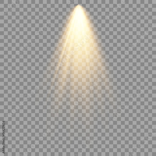Vector Spotlights. Scene. Light Effects. Stock royalty free vector illustration. PNG