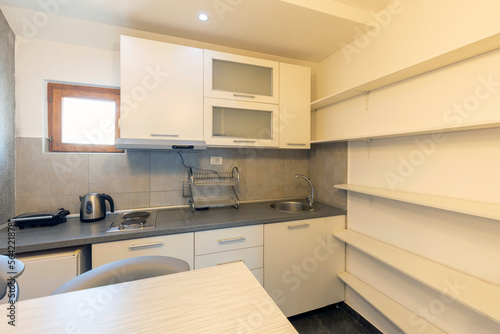 Wallpaper Mural Kitchen interior with dining area Torontodigital.ca