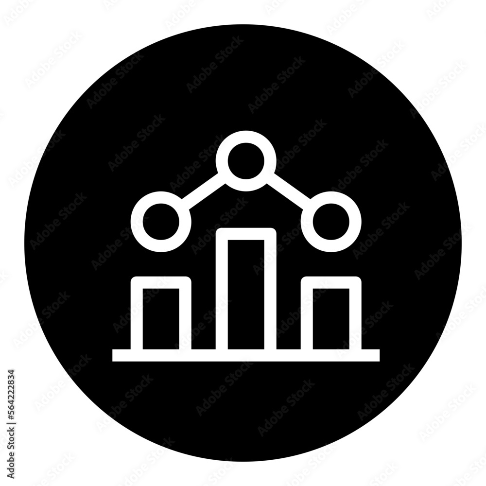 Bar Chart glyph icon Bar Chart glyph icon
