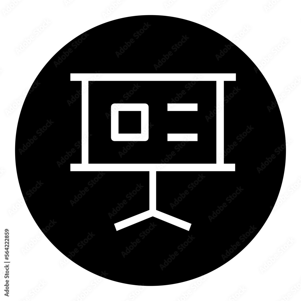 Business glyph icon Business glyph icon