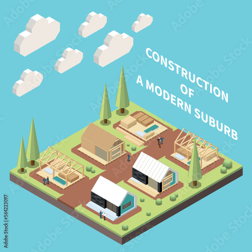 Modular Building Isometric