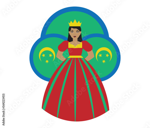 Arouset Al-Mouled (Al-Mouled Doll) Al-Mouled Al-Nabawy Egyptian Traditional - Illustration Vector