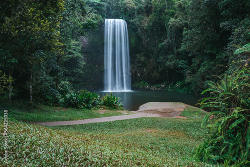 Millaa Millaa Waterfall in the Atherton Tablelands of Queensland, Australia. photo