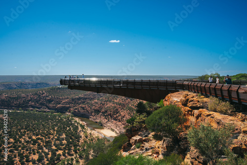 View of the viewing platform in Kalbarri National Park.