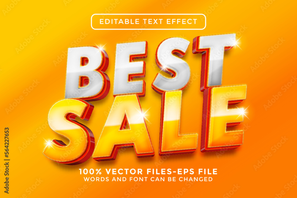 Best Sale Editable Text Effect