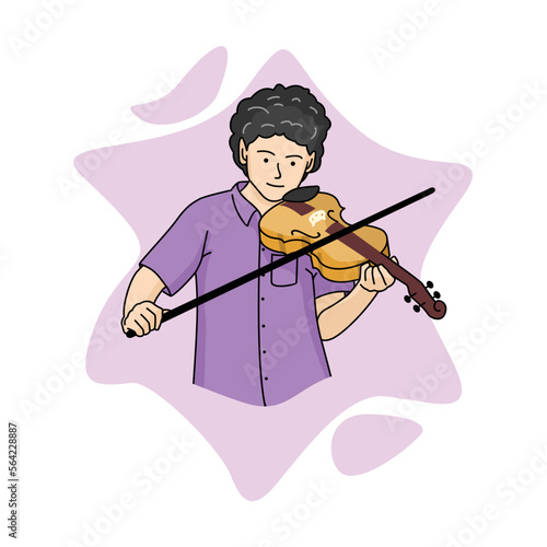 Man Playing Violin