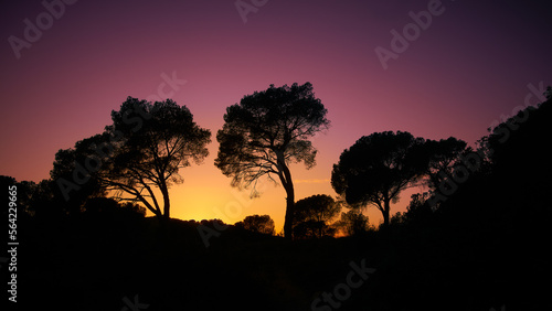 Atardecer en Sierra Morena, Córdoba