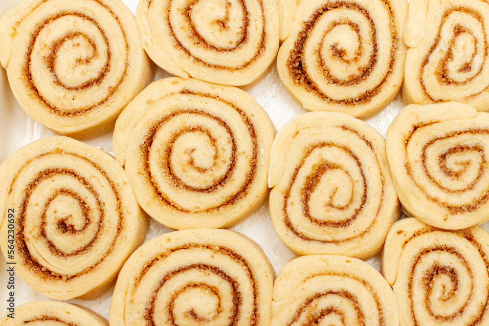 Freshly cinnamon buns with cinnamon Freshly cinnamon buns with cinnamon