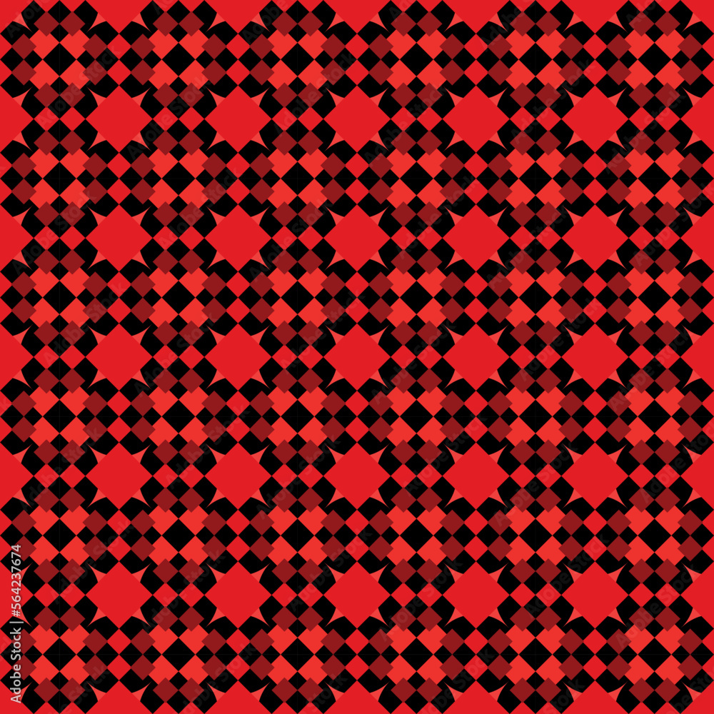 trendy fashion print seamless pattern with multicolored squares on black vector, classical retro ornament trendy fashion print seamless pattern with multicolored squares on black vector, classical retro ornament