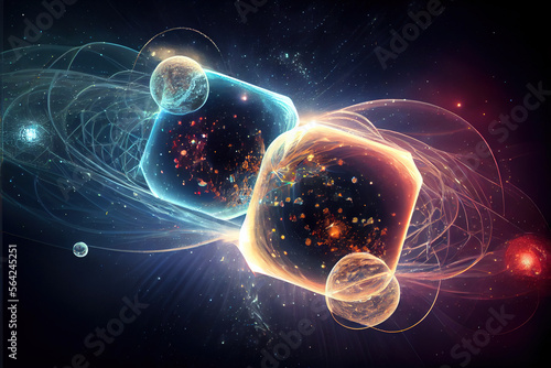 Quantum communication between parallel universes