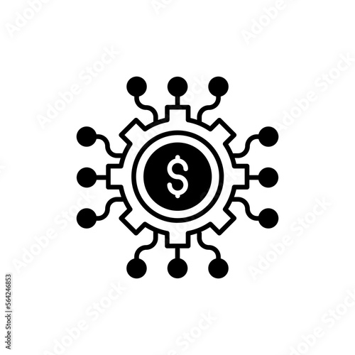 Money Management icon in vector. Logotype