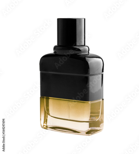 Perfume bottle isolated on a transparent backgroun
