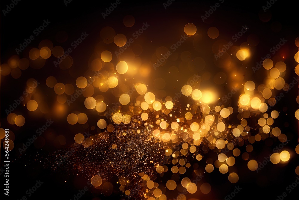 Golden shining dots abstract background Golden shining dots abstract background