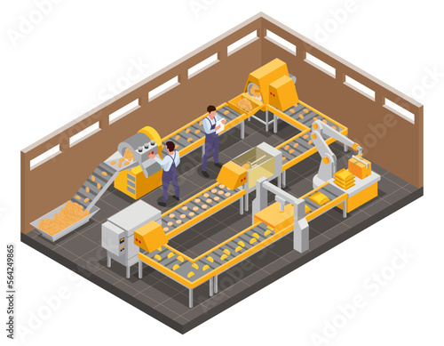 Chips Production Line Composition