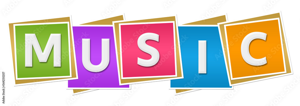 Music Colorful Blocks Music Colorful Blocks