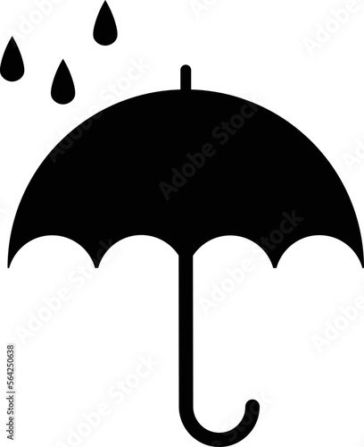 傘　雨　アイコン
