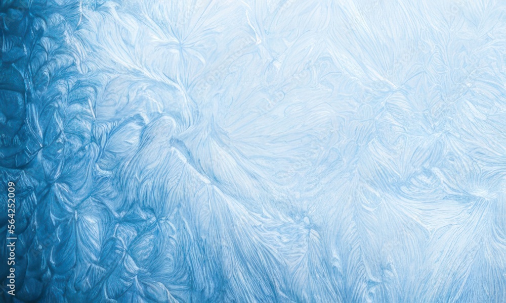 Obraz premium blue ice texture background created with generative ai