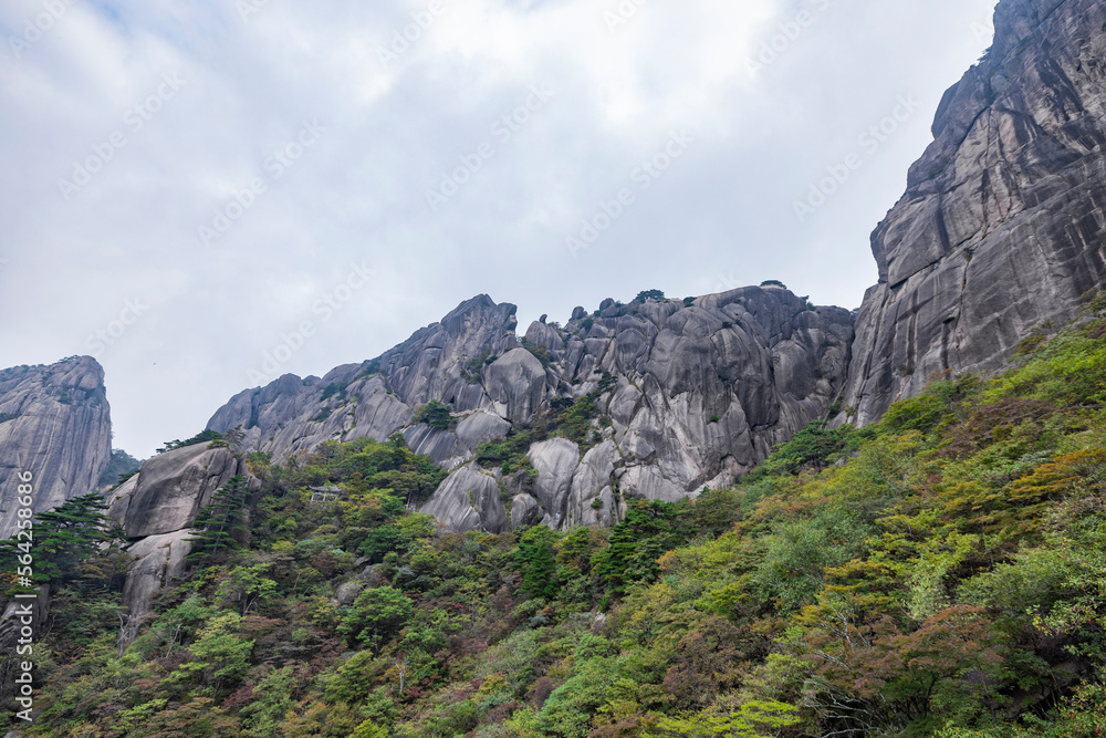 Fototapeta premium Natural scenery of Huangshan Scenic Area in Anhui Province