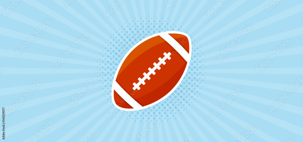 American football background with blue, line pattern, and halftone. Vector illustration American football background with blue, line pattern, and halftone. Vector illustration