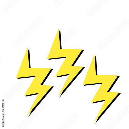 Comic Lighting Thunder Strom