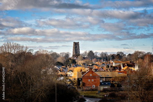 Lavenham during winter, Suffolk, England