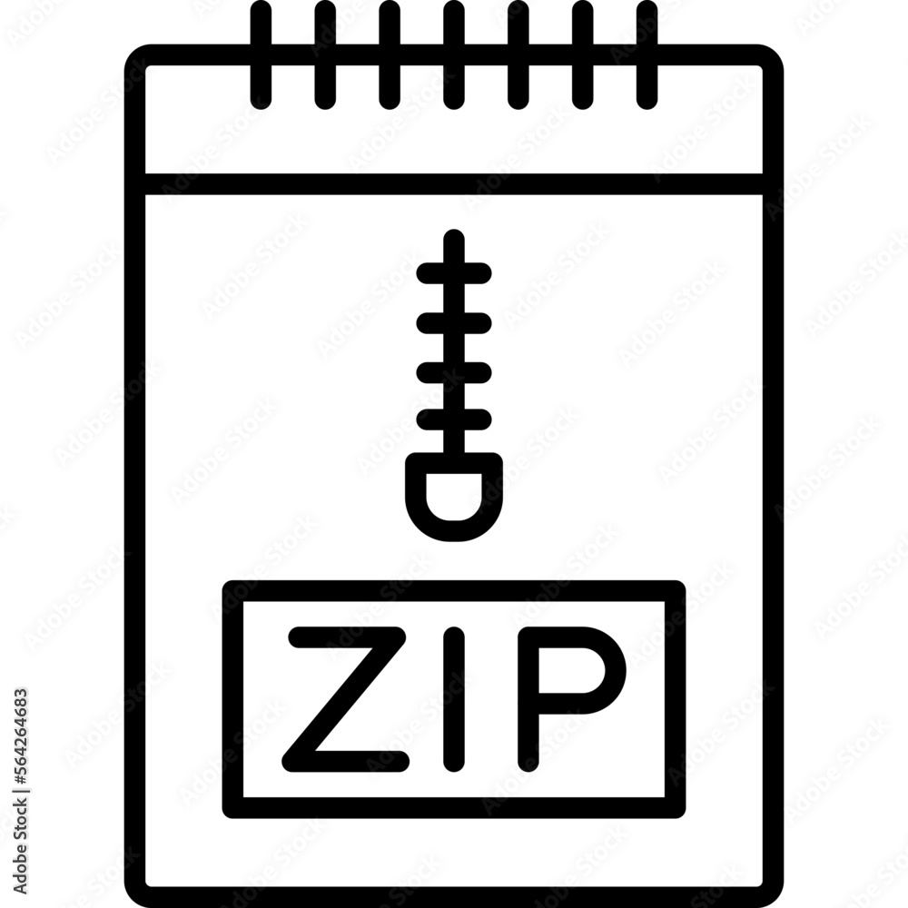 Zip File Icon Zip File Icon