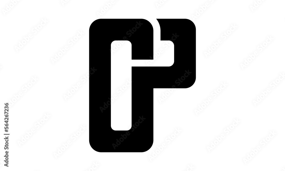 letter alphabet OP logo vector letter alphabet OP logo vector