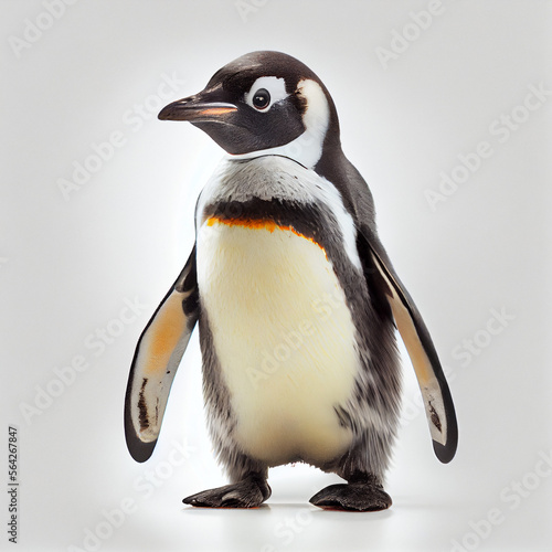 penguin On a white background, simple for decorating projects. © Stock Photo For You
