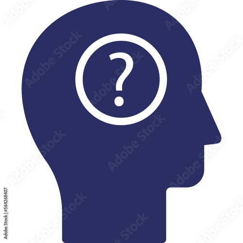 Confusion, dilemma  Vector Icon which can easily modify or edit


