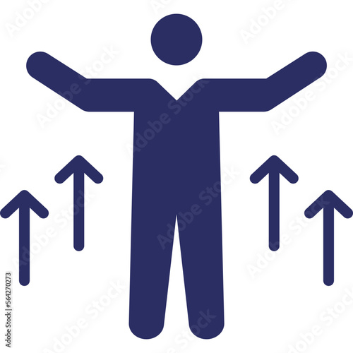 Human, individual Vector Icon Fully Editable
