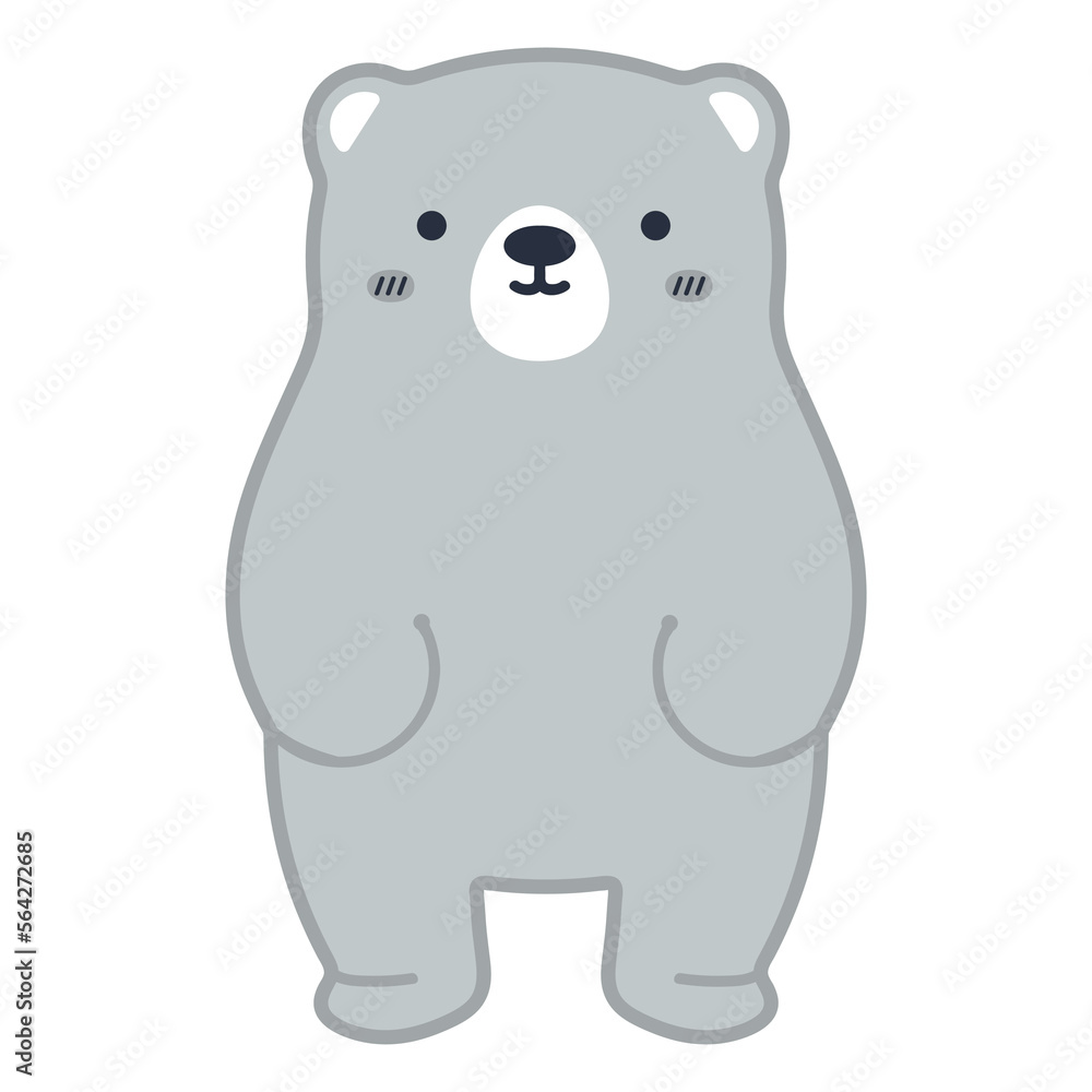 Cute Bear Cartoon design doodle icon Cute Bear Cartoon design doodle icon
