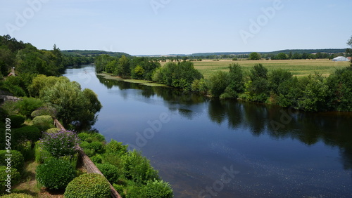 Vászonkép Rivière Creuse en été