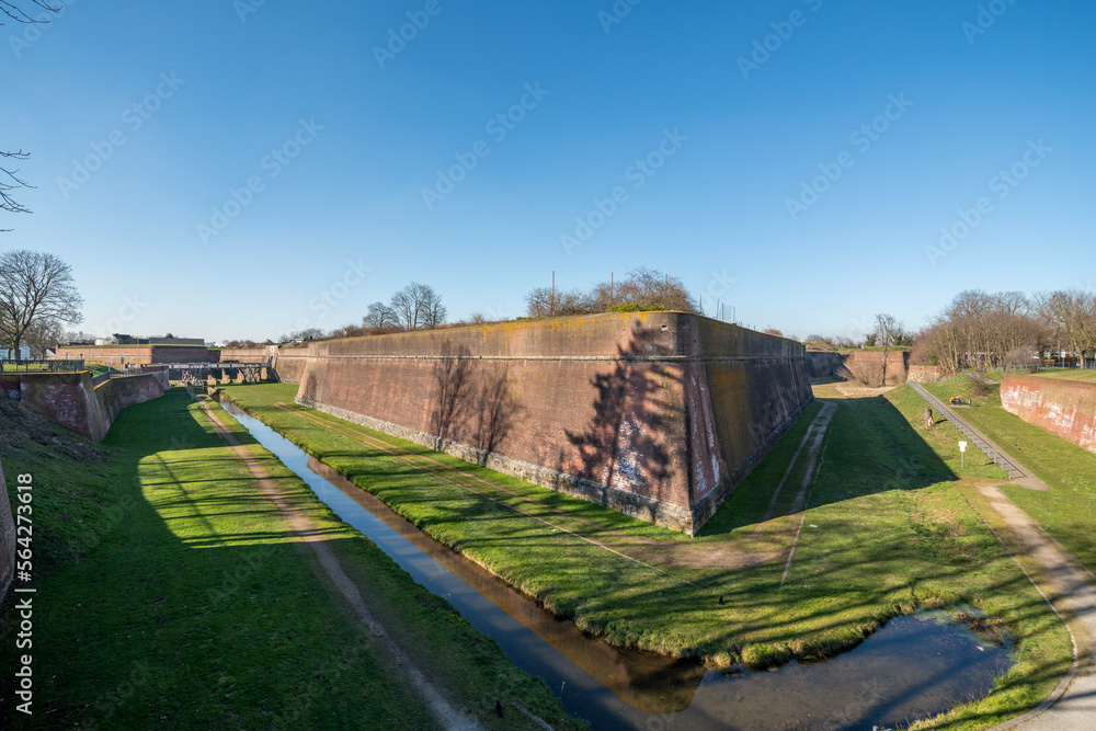 Naklejka premium medieval fortress zitadelle in Juelich germany