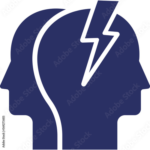 Business conflict, clash Vector Icon

