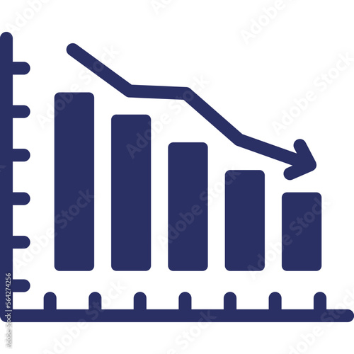 Business loss, cost Vector Icon
