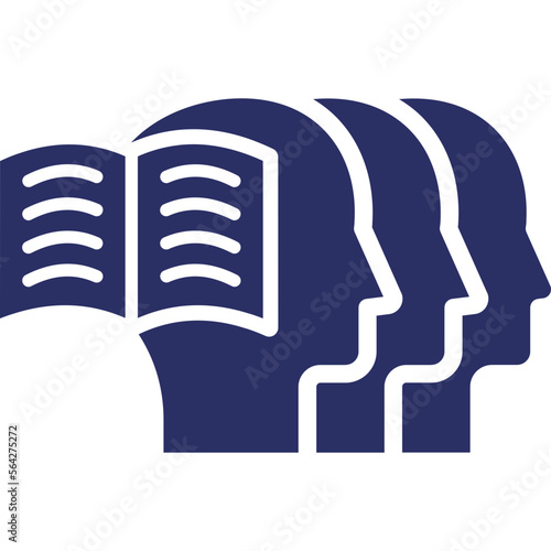 Book, collaboration Vector Icon

