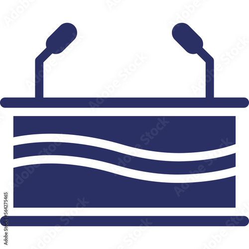 Conference, election Vector Icon

