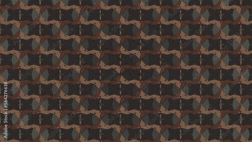 Earth tones colored geometrical shapes pattern background with decorative illustrations - Desktop, wallpaper, cover, texture Earth tones colored geometrical shapes pattern background with decorative illustrations - Desktop, wallpaper, cover, texture