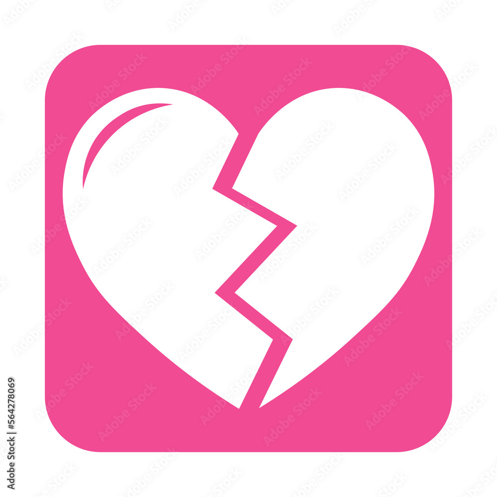 Simple illustration of heart icon for St. Valentines Day Simple illustration of heart icon for St. Valentines Day