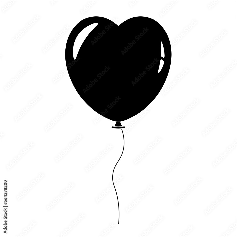 Simple illustration of heart icon for St. Valentines Day Simple illustration of heart icon for St. Valentines Day