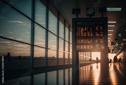 空港内の風景、Generative AI