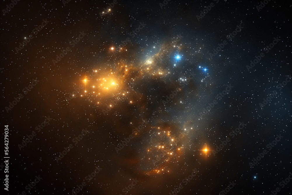 Obraz premium Night sky with stars