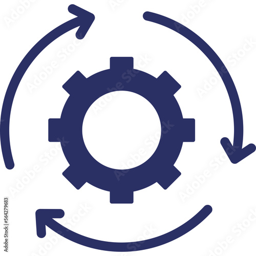 Cog, cogwheel Vector Icon
