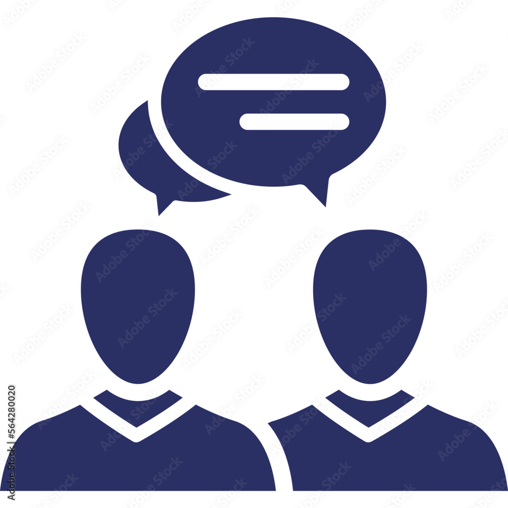 Chat bubble, consulting Vector Icon
Chat bubble, consulting Vector Icon