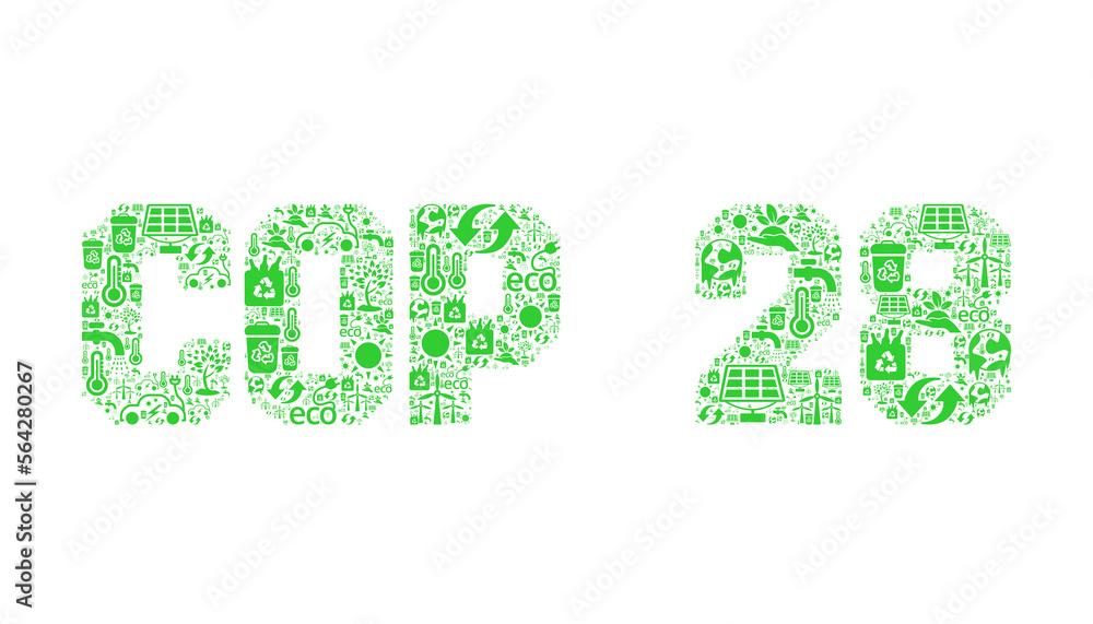 COP 28 in Dubai, United Arab Emirates symbol
COP 28 in Dubai, United Arab Emirates symbol