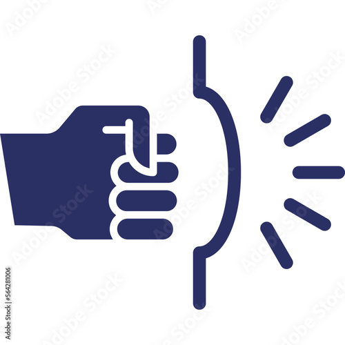 Fist, hand Vector Icon
