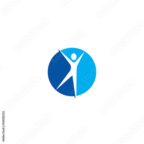 Healthy People logo or icon design